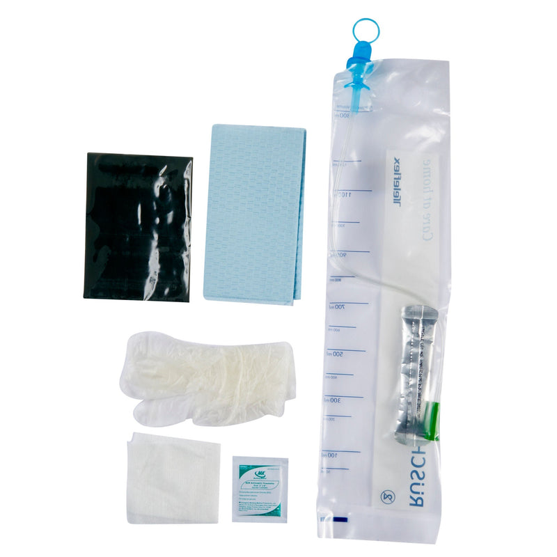 Intermittent Catheter Tray MMG H20 Closed System 14 Fr. Without Balloon Hydrophilic Coated 