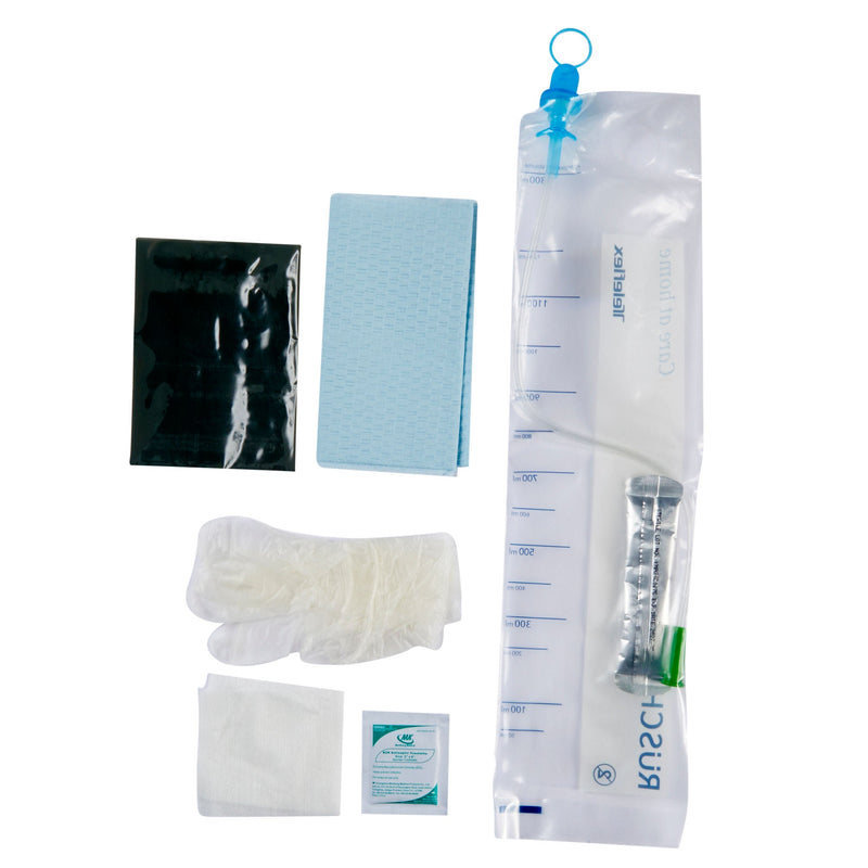 Intermittent Catheter Tray MMG H20 Closed System 14 Fr. Without Balloon Hydrophilic Coated (Box of 100)