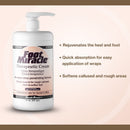 Foot Miracle Therapeutic Cream, 32 oz. Bottle (Case of 6) 