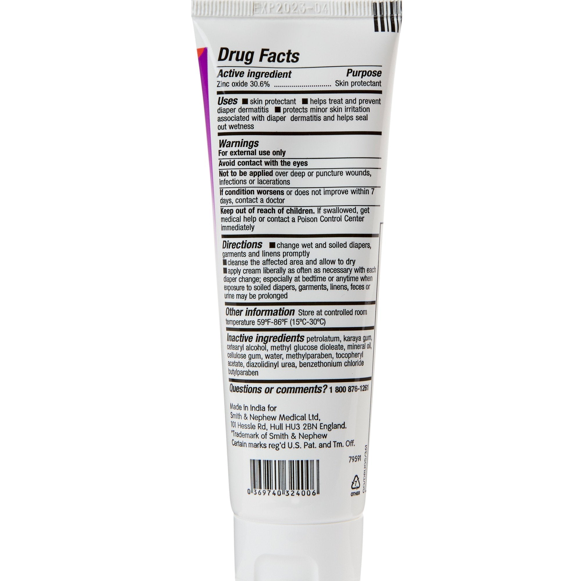 Smith & Nephew Secura Skin Protectant 3.25-ounce tube (24/CS) 