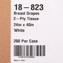 McKesson Nonsterile Breast Drape, 24 x 40 Inch (Case of 200)