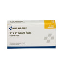 Acme United 2"x2" Sterile Gauze Pads, 6/box