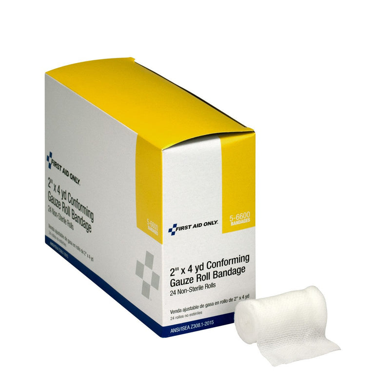 Acme United 2"x4 yd. Conforming Gauze Non-Sterile, 24/box