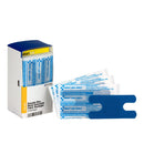 Acme United Smart Compliance Boxed Refill Blue Metal Detectable Knuckle Bandages, 20/box