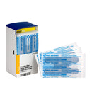 Acme United Smart Compliance Boxed Refill Blue Metal Detectable Knuckle Bandages, 20/box