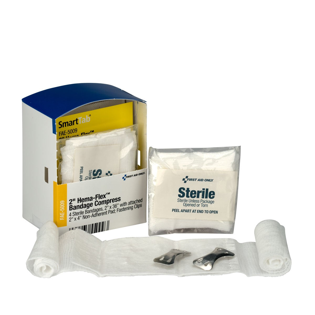 Acme United Smart Compliance Boxed Refill 2" Hema-Flex Bandage Compress, 4/box