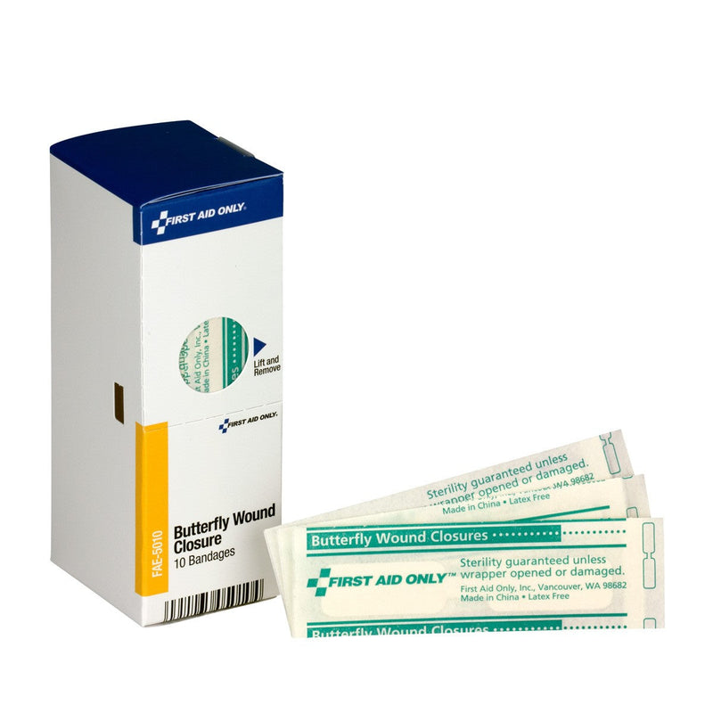 Acme United Smart Compliance Boxed Refill Butterfly Wound Closures, 10/box