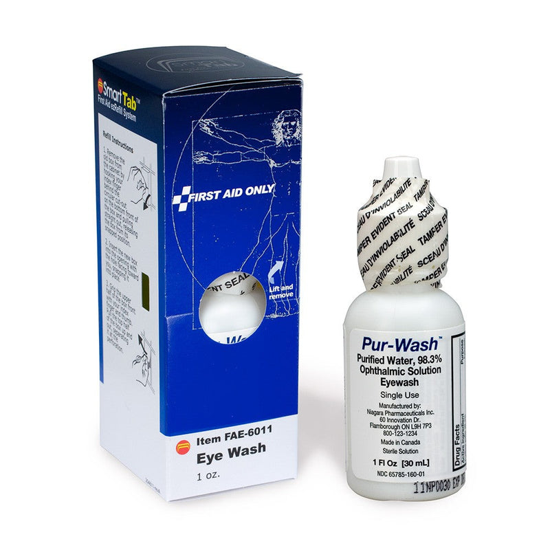 Acme United Smart Compliance Boxed Refill Eyewash, 1 oz. Bottle, 1/box