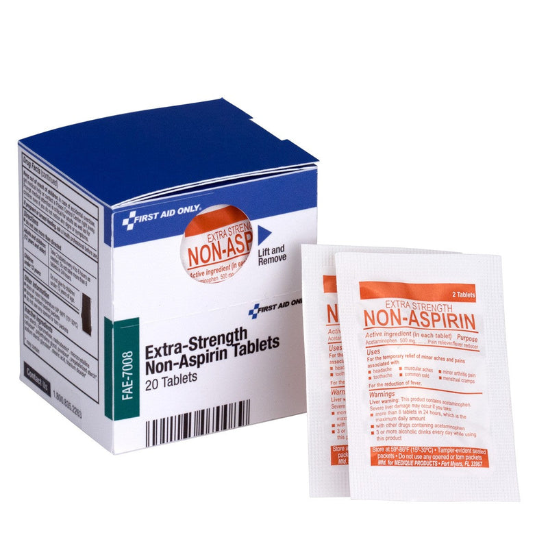 Acme United Smart Compliance Boxed Refill Extra Strength Non-Aspirin, 10x2/box