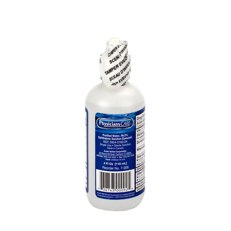 Acme United Smart Compliance Boxed Refill Eyewash, 4 oz