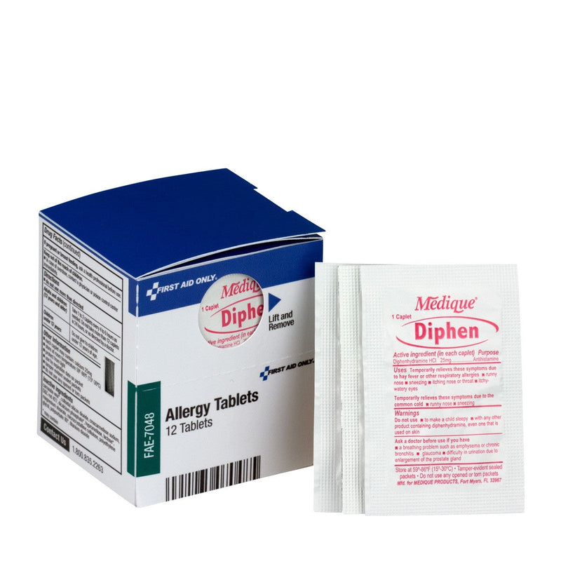 Acme United Smart Compliance Boxed Refill Allergy Relief, 12/box
