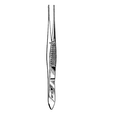 Sklar Iris Dressing Forceps - 4", Straight - 66-2734