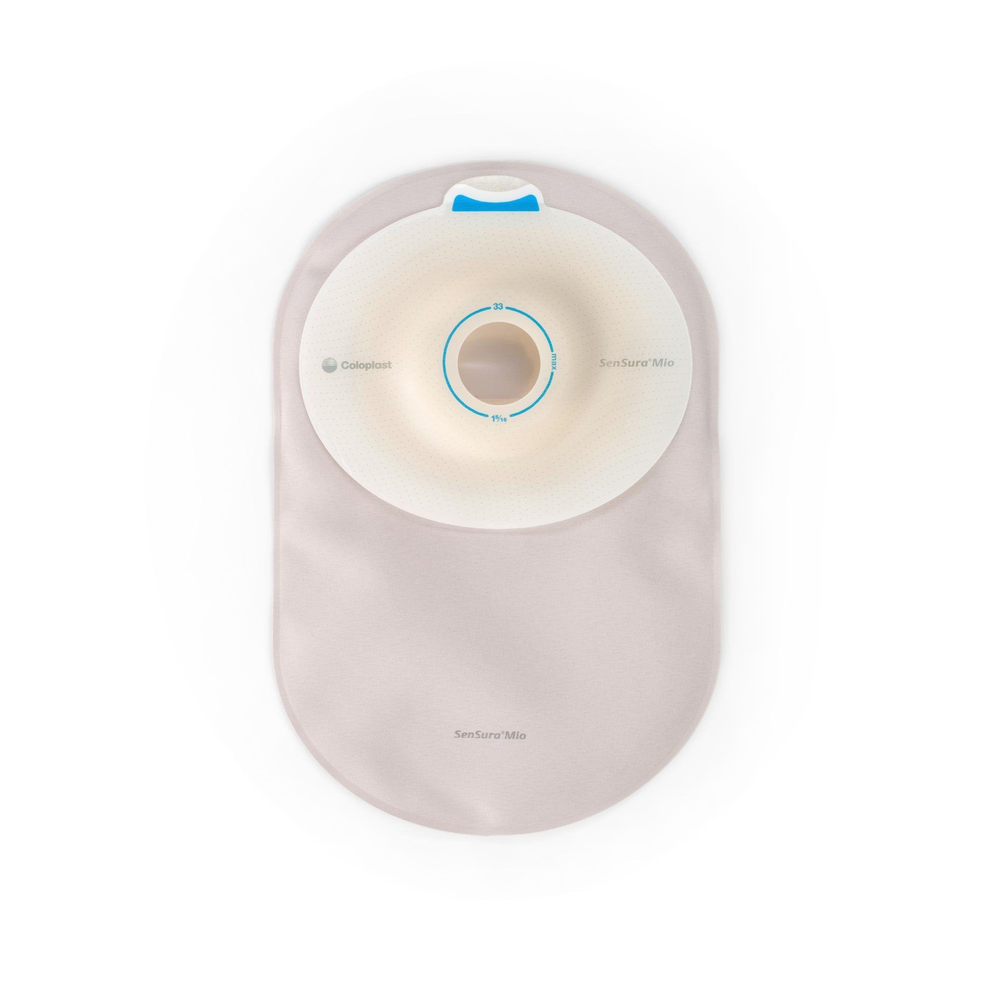 Coloplast SenSura Mio Convex Deep 1-Piece Closed End Opaque Ostomy Pouch, 25mm Stoma (10/BX) 