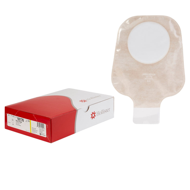 Hollister New Image 2-Piece Ultra-Clear Ostomy Pouch, Pre-cut to Fit 102mm Stomas, Yellow (10/BX) 