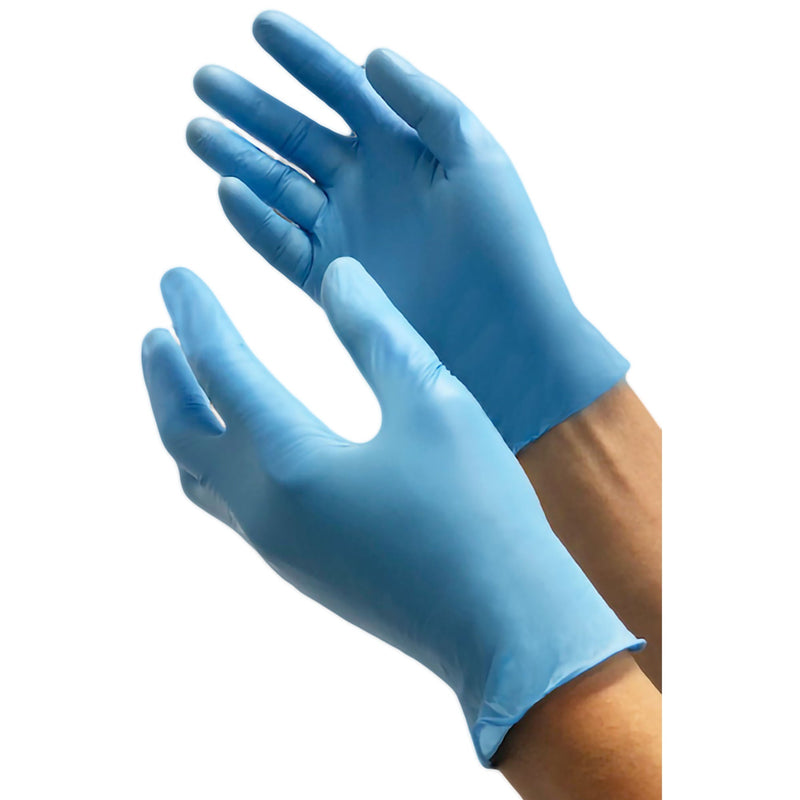 New Age 7945 Series Vinyl Exam Glove, Extra Large, Blue (Case of 1000)