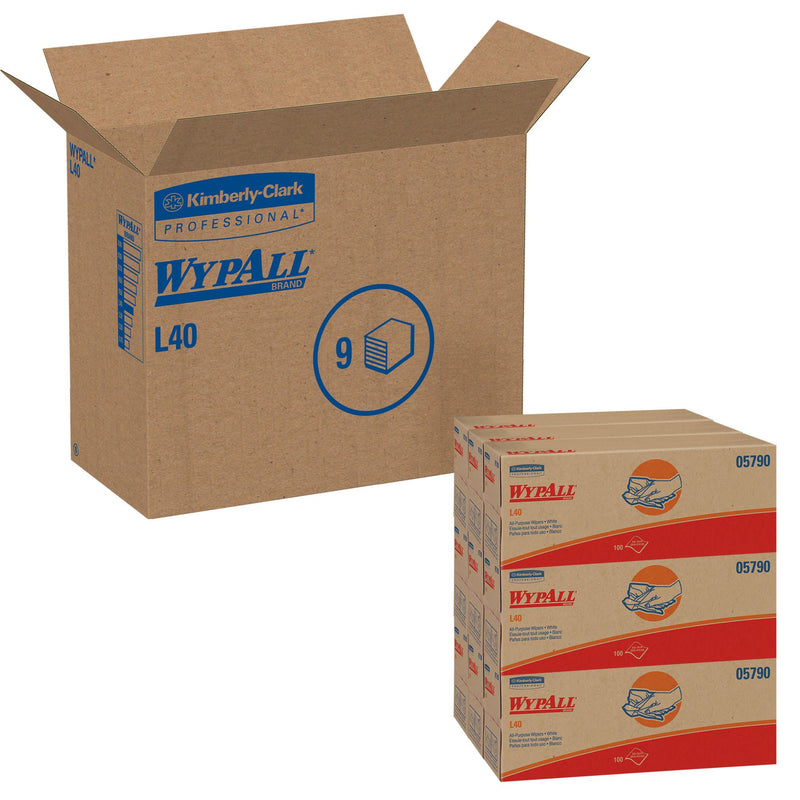WypAll PowerClean L40 Extra Absorbent Towels (Case of 900)