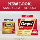 Orajel 4X Medicated Cream for Toothache & Gum, Maximum Strength for Severe Pain (Each)