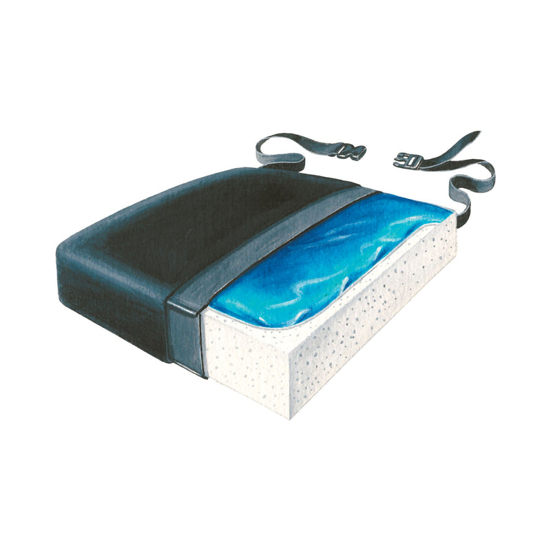 SkiL-Care Seat Cushion, 18 x 16 x 2-1/2 Inch (Each)