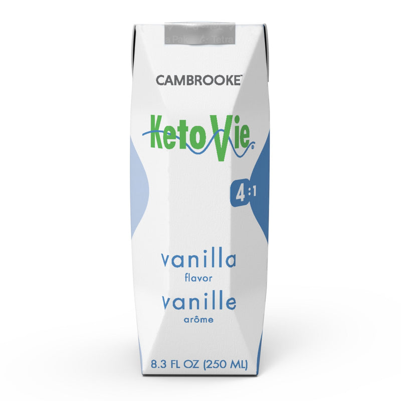 Cambrooke Therapeutics KetoVie 4:1 Vanilla Liquid for the Dietary Management of Intractable Epilepsy (30/CS) 