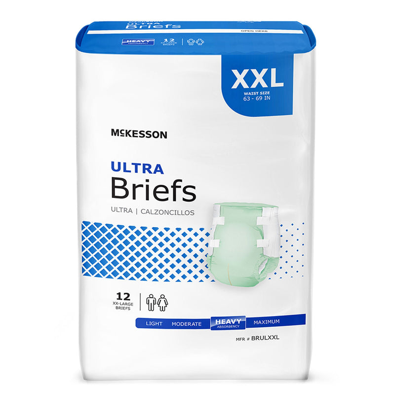 McKesson Ultra Heavy Absorbency Incontinence Brief, 2X-Large (Case of 48)