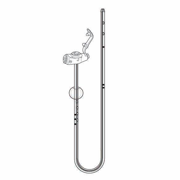 Low-Profile Transgastric-Jejunal Feeding Tube MIC-Key 18 Fr. 30 cm Tube Silicone Sterile (Each)
