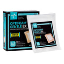 Foam Dressing Optifoam Gentle EX 4 X 4 Inch With Border Waterproof Backing Silicone Face and Border Square Sterile (Case of 100)