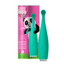 ISSA baby Soft Silicone Sonic Toothbrush, Kiwi Green Panda 