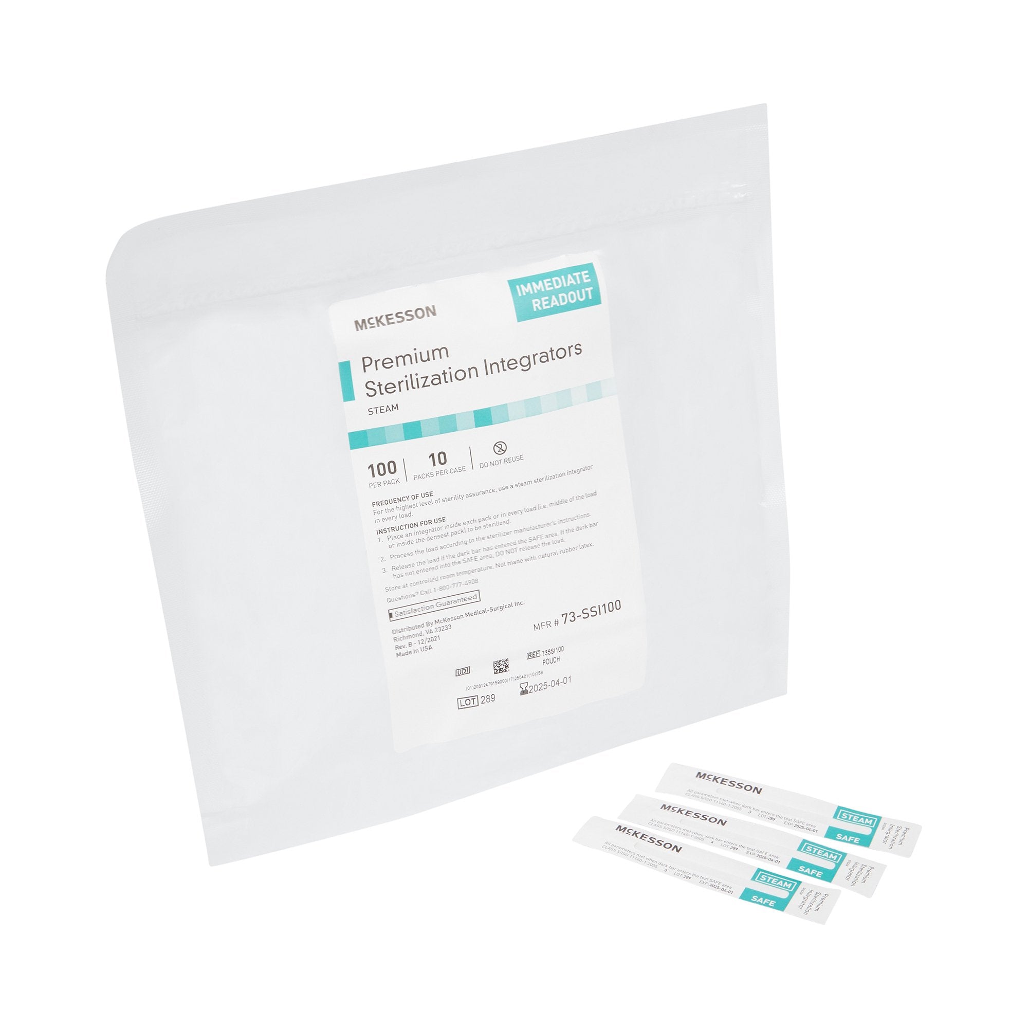 McKesson Brand McKesson Sterilization Steam Integrator Strip (10/CS)