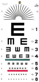 Graham-Field Illiterate/Tumbling E Eye Chart