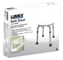 Graham-Field Bath Stool  2060R-1 - Lumex Round Bath Stool in Retail Package