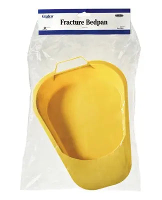 Graham-Field Fracture Bedpan Gold- Hanging Grafco, Individually Wrap 