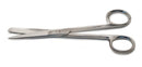 Graham-Field Operating Scissors, Curved  Blunt/Blunt 4-1/2" Grafco