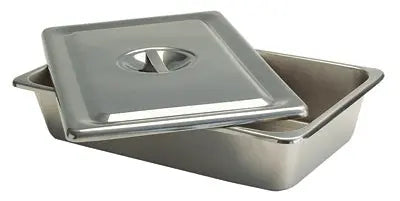 Graham-Field Instrument Catheter Tray with Flat Cover-Recessed Grip 12 1/8" x 7 5/8" x 2 1/8" 