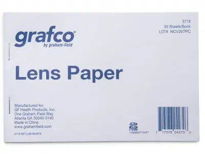 Graham-Field Lens Paper, 4"X6" 50 SheetSharp/Bluntk 12 Bk/Pk, Grafco 