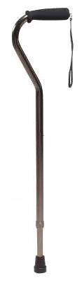 Graham-Field Adjustable Offset Canes - Nitrile Grip  Lumex-Aluminum-Adjustable-Offset-Cane-Nitrile-Grip