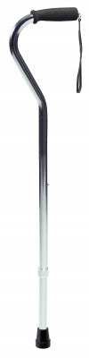 Graham-Field Adjustable Offset Canes - Nitrile Grip  Lumex Aluminum Adjustable Offset Cane, Nitrile Gri