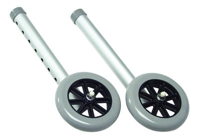 Graham-Field Fixed Wheels  Lumex 5" Fixed  Walker Wheels