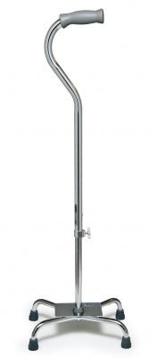Graham-Field Silver Collection Low Profile Quad Canes  Silver Collection Low Profile Quad Canes - Lumex S