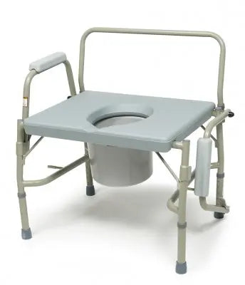 Graham-Field Lumex Imperial Collection 3-In-1 Steel Drop Arm Commode, 600 Lb. Weight Capacity 