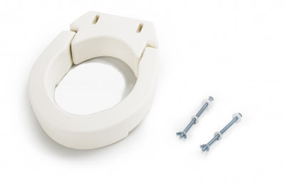 Graham-Field Bathroom Safety  6481ER-2 - Hinged Toilet Seat Riser Elongated Lume