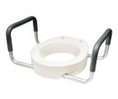 Graham-Field Deluxe Toilet Seat Riser With Removable Armrests 