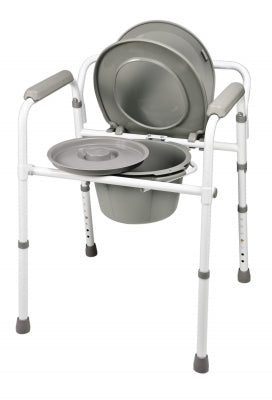 Graham-Field 3-In-1 Steel Folding Commode