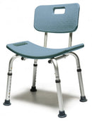 Graham-Field Lumex Platinum Collection Bath Seat  - Retail Packaging  with Backrest; Steel Blue; Single