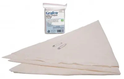 Graham-Field Bandage, Triangular, Cotton Grafco, 12/Bx, 35"X35"X50" 