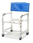 Graham-Field Pvc Knockdown Shower Chair  Lumex 18" PVC Knock-Down Shower Commode Chair