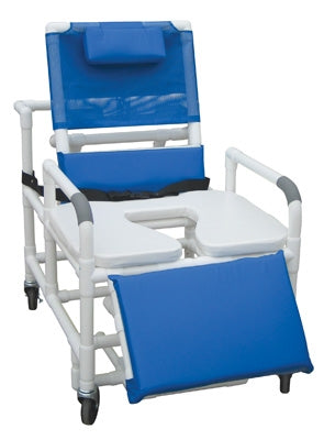 Graham-Field Reclining Shower Chair  Lumex 30" Bariatric Reclining Commode Bath Seat wi