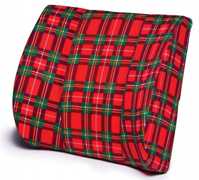 Graham-Field Lumex Lumbar Support Cushion  Lumex Lumbar Support Cushion - Red Plaid