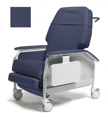 Graham-Field Lumex Clinical Care Recliner-Wide  Extra-Wide Clinical Care Recliner Impl Blue Lumex