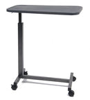 Graham-Field Composite Overbed Table, Non-Tilt  Composite Overbed Table Plastic Silver Non-Tilt Lu