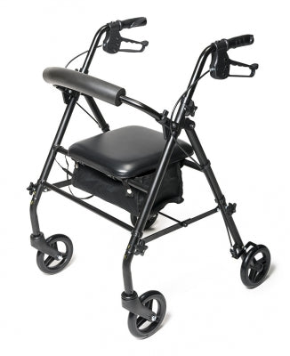 Graham-Field Walkabout Steel Kd 4 Wheel Rollator  Black Lumex